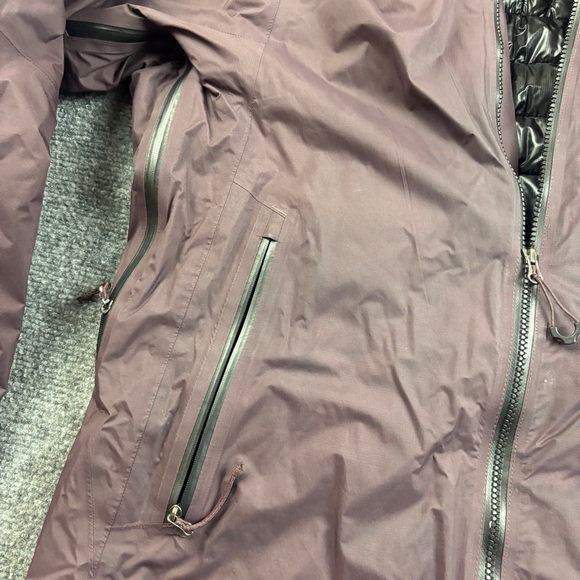 MOUNTAIN HARDWEAR Women’s Storm Whisperer Down Jacket color: Blackberry - XS - Picture 4 of 12